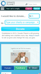 Mobile Screenshot of donateplanet.com